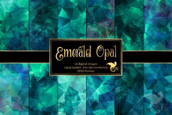 Download Emerald Opal Digital Paper - Premium Resources